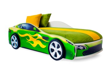 Кровать-машина в детскую Бондимобиль зеленый в Коврове
