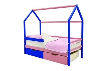 Детская кровать-домик Svogen синий-лаванда в Коврове