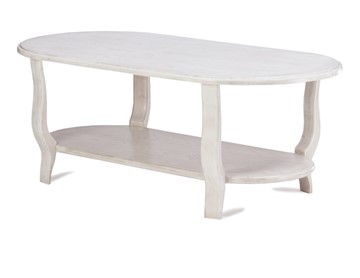 Овальный столик двухярусный ЖС-000, 120х70, (патина) в Коврове