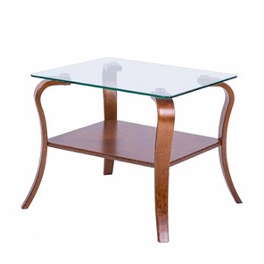Стеклянный столик Шарм с каркасом цвета Вишня в Коврове