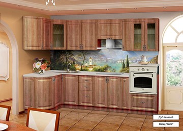 Модульная кухня Веста 1330х2800, цвет Дуб темный во Владимире