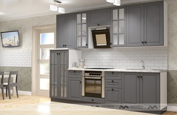 Модульный кухонный гарнитур Марибель Верона 2800, цвет Графит в Коврове