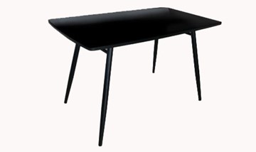 Стеклянный обеденный стол Брик, черный в Коврове