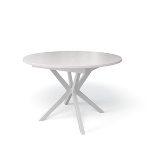 Кухонный раздвижной стол Kenner B1100 (Белый/Стекло белое сатин) в Коврове