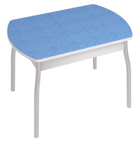 Кухонный стол Орфей-6, Синие цветы в Коврове
