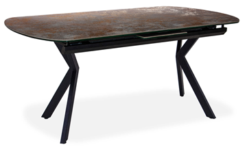 Керамический обеденный стол Шамони 3CX 180х95 (Oxide Nero/Графит) в Коврове