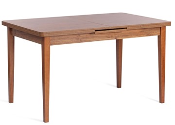 Кухонный раскладной стол AISHA (mod. 1151) ЛДСП+меламин/дерево граб, 130+35х80х75, walnut (орех) в Коврове