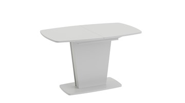 Кухонный стол раскладной Честер тип 2, цвет Белый/Стекло белый глянец во Владимире
