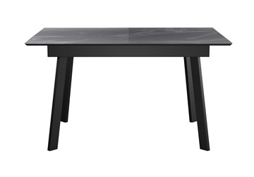 Стол обеденный раскладной DikLine SKH125 Керамика Серый мрамор/подстолье черное/опоры черные (2 уп.) в Коврове