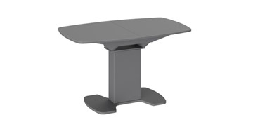 Стеклянный обеденный стол Портофино (СМ(ТД)-105.02.11(1)), цвет Серое/Стекло серое матовое LUX в Коврове