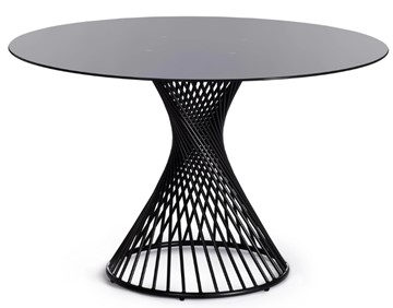 Стол из стекла BERTOIA (mod. GT21) металл/стекло, Black (черный) арт.20595 в Коврове