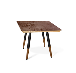 Керамический обеденный стол SHT-TU12 (4 шт.)/ТT8 60/60 (черный/темный орех/прозрачный лак/коричневая сепия) в Коврове