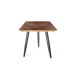 Керамический кухонный стол SHT-TU14 (3 шт.)/ТT8 60/60 (черный муар/прозрачный лак/коричневая сепия) в Коврове