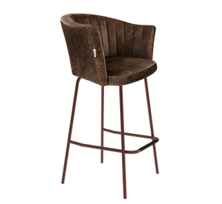 Барный стул SHT-ST42-1 / SHT-S29P (кофейный трюфель/медный металлик) в Коврове