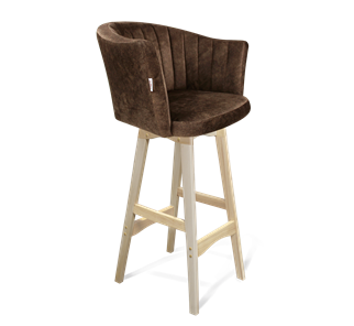 Барный стул SHT-ST42-1 / SHT-S65 (кофейный трюфель/прозрачный лак) в Коврове