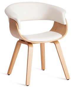 Кухонный стул VIMTA (mod.8021) натуральный/белый арт.13659 в Коврове