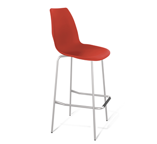 Барный стул SHT-ST29/S29 (красный ral 3020/хром лак) в Коврове