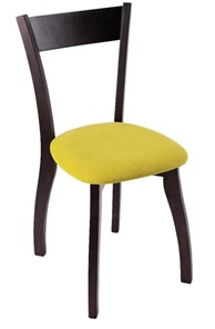 Обеденный стул Лугано каркас массив венге, велюр - мазерати олива в Коврове