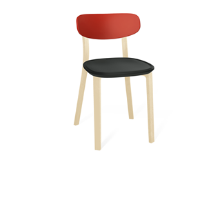 Кухонный стул SHT-ST85-2/SB85-2/S85 (красный/черный/бежевый ral1013) в Коврове