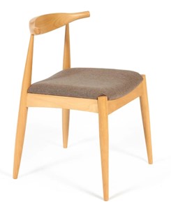 Обеденный стул BULL бук/ткань 54,5x54x75 Натуральный (2 шт) арт.13985 в Коврове