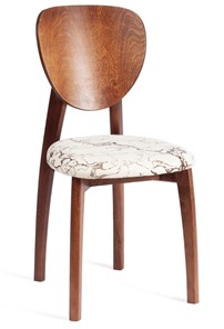 Обеденный стул Diamante, мягкое сидение бук, 42х42х85, коричневый/ткань Крекс Айвори арт.20081 в Коврове