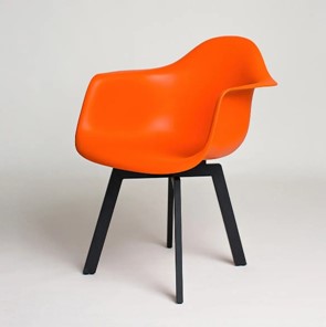 Обеденный стул derstuhl DSL 330 Grand Black (Оранжевый) во Владимире