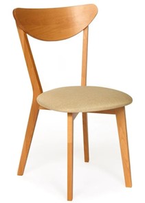 Обеденный стул MAXI (Макси), бук/ткань 86x48,5x54,5 Бежевый/ натуральный бук (2 шт) арт.13134 в Коврове