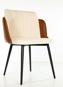 Обеденный стул MSK Пенелопа коричневый/молочный в Коврове