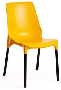 Обеденный стул GENIUS (mod 75) 46x56x84 желтый/черные ножки арт.15281 во Владимире