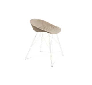 Обеденный стул SHT-ST19-SF1 / SHT-S37 (ванильный крем/белый муар) в Коврове