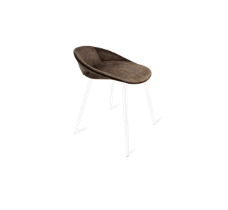 Обеденный стул SHT-ST19-SF1 / SHT-S95-1 (кофейный трюфель/белый муар) в Коврове
