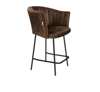 Полубарный стул SHT-ST42-1 / SHT-S29P-1 (кофейный трюфель/черный муар) во Владимире
