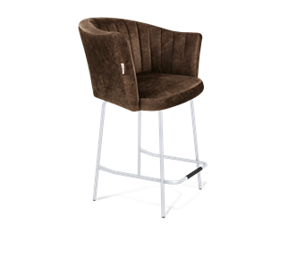 Полубарный стул SHT-ST42-1 / SHT-S29P-1 (кофейный трюфель/хром лак) в Коврове