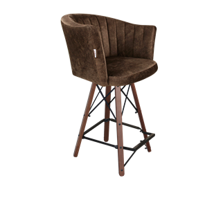 Полубарный стул SHT-ST42-1 / SHT-S80-1 (кофейный трюфель/темный орех/черный) в Коврове