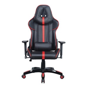 Кресло офисное Brabix GT Carbon GM-120 (две подушки, экокожа, черное/красное) 531931 во Владимире