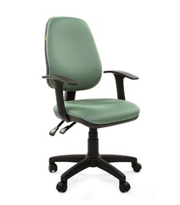 Кресло офисное CHAIRMAN 661 Ткань стандарт 15-158 зеленая в Коврове