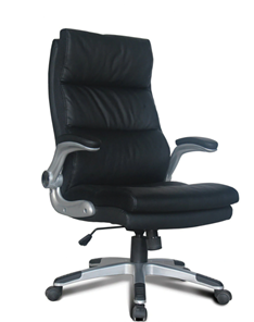 Кресло офисное Brabix BRABIX "Fregat EX-510", рециклированная кожа, черное, 530863 в Коврове