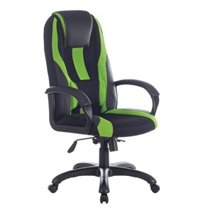 Компьютерное кресло Brabix Premium Rapid GM-102 (экокожа/ткань, черное/зеленое) 532419 в Коврове
