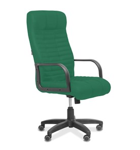 Офисное кресло для руководителя Атлант, ткань TW / зеленая во Владимире