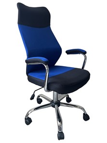 Офисное кресло C168 черный/синий во Владимире