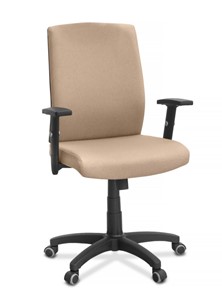 Офисное кресло Alfa A/MK/1D, ткань Bahama / бежевая во Владимире
