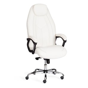 Кресло BOSS Lux, кож/зам, белый, арт.21152 в Коврове