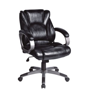 Кресло офисное BRABIX "Eldorado EX-504", экокожа, черное, 530874 в Коврове