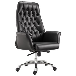 Кресло офисное BRABIX PREMIUM "Legacy EX-750", синхромеханизм, алюминий, экокожа, черное, 532492 в Коврове