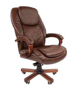 Кресло офисное CHAIRMAN 408, коричневый во Владимире