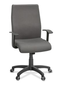 Офисное кресло для руководителя Like, ткань TW / серая в Коврове