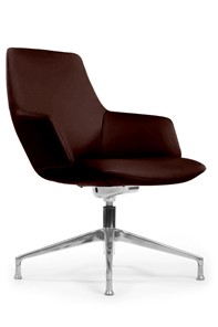 Кресло в офис Spell-ST (С1719), темно-коричневый во Владимире