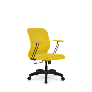 Кресло компьютерное SU-Mr-4/подл.079/осн.001 желтый во Владимире