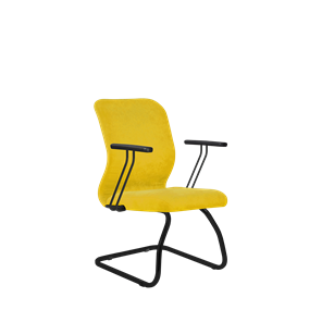 Кресло компьютерное SU-Mr-4/подл.109/осн.008 желтый в Коврове