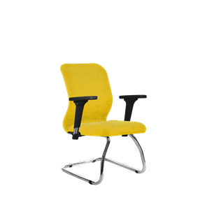 Кресло компьютерное SU-Mr-4/подл.200/осн.007 желтый во Владимире